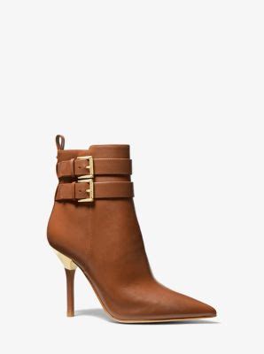 amal leather ankle boots